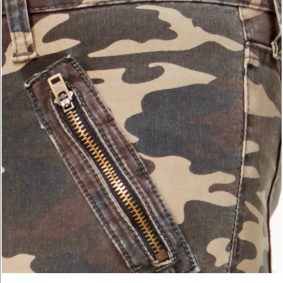 Kut from the Kloth MIA toothpick Skinny Camo Jeans size 0 - Picture 3 of 9